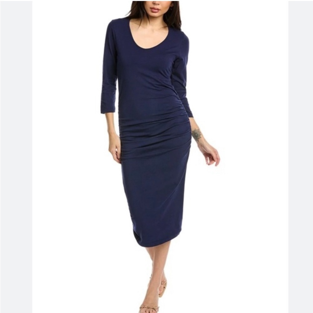 Michael Stars Navy Blue Midi Dress